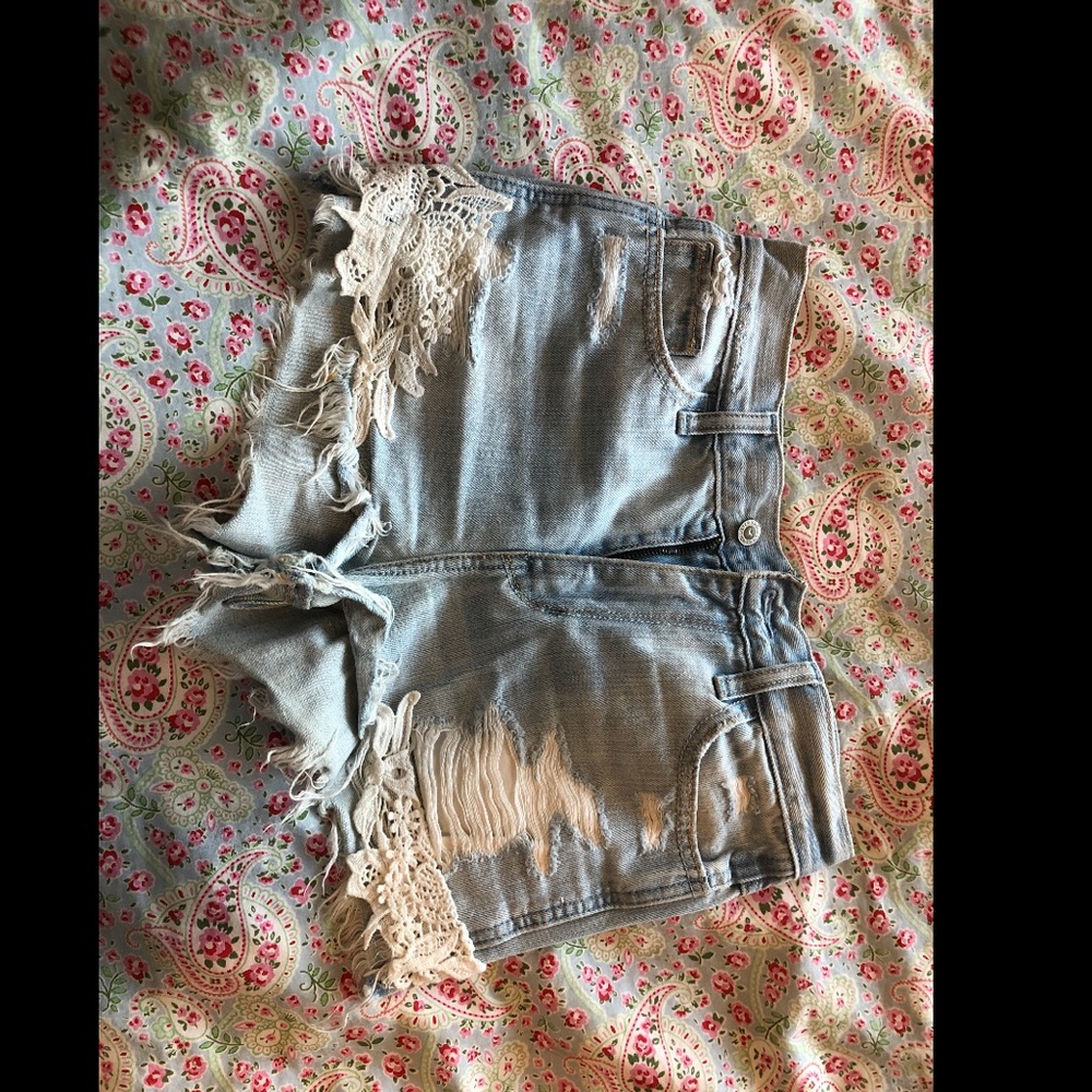 Female jean shorts